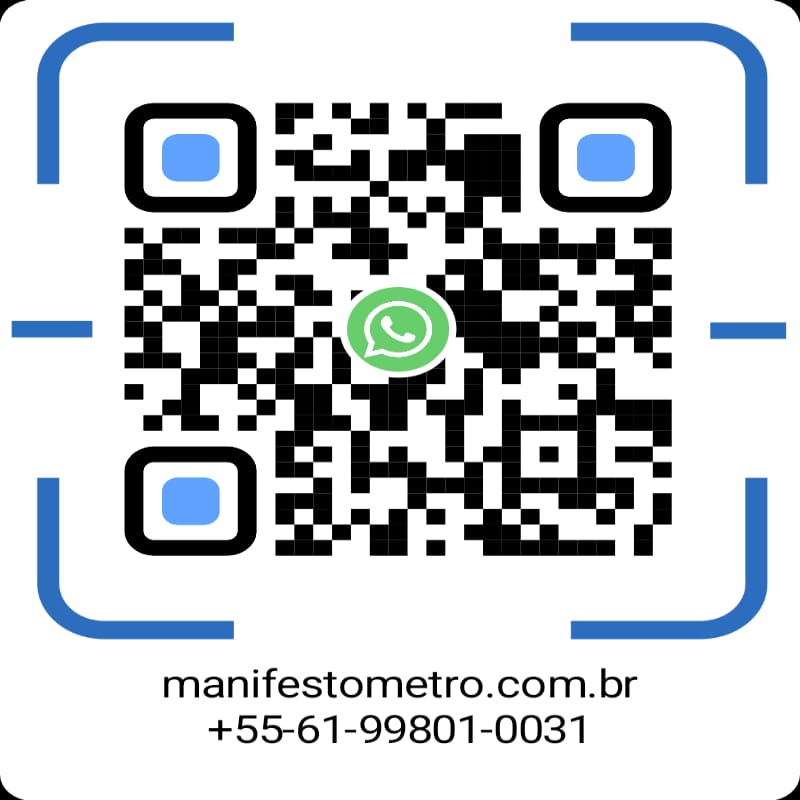 Mande para o WhatsApp do Manifestometro: +55-61-99801-0031